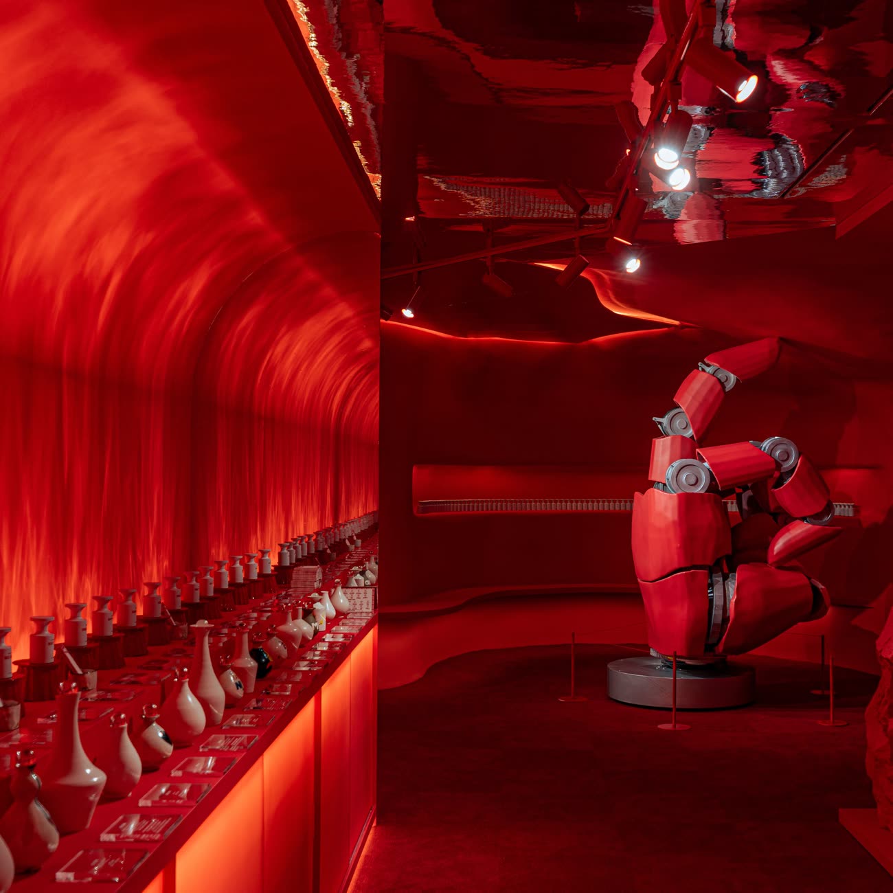 Le flagship rouge de Born to Stand Out, à Séoul