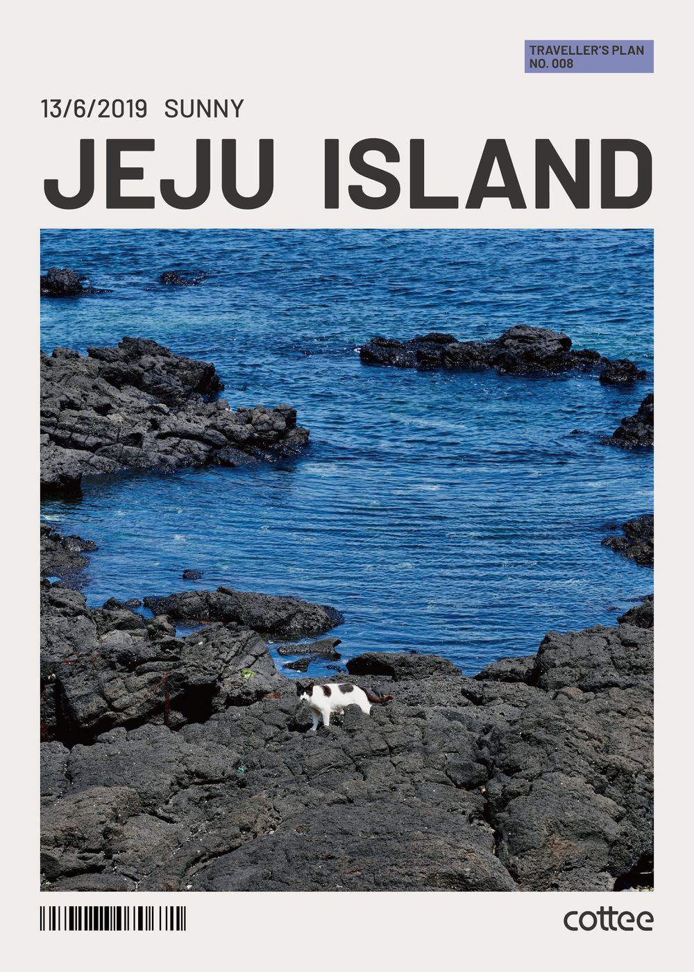 Carte de voyage Cottee : Jeju Island