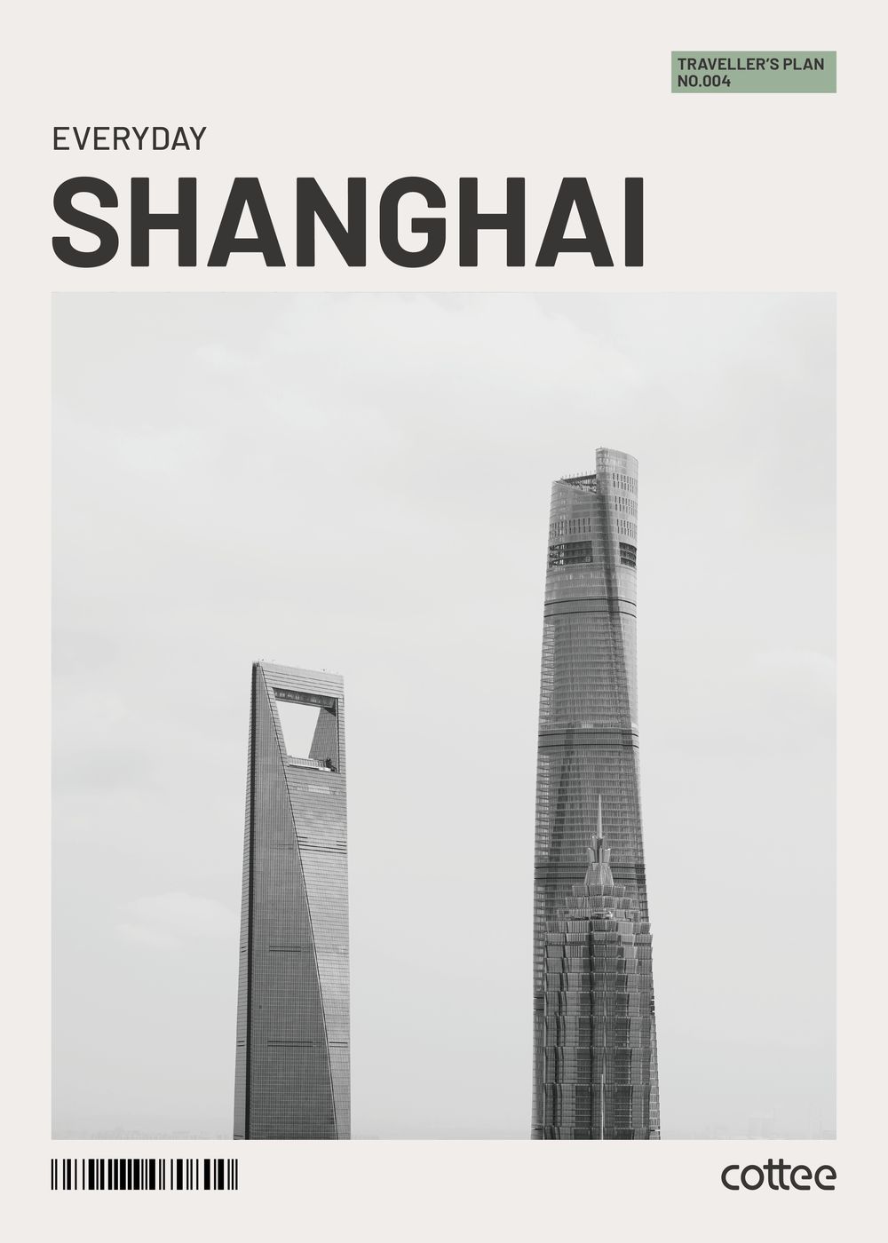Carte de voyage Cottee : Shanghai