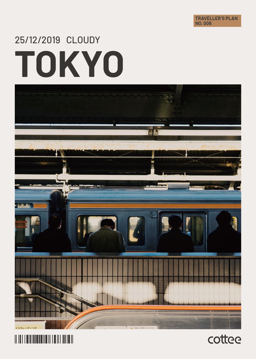 Carte de voyage Cottee : Tokyo